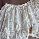 Love Shack Fancy gauze gold star popover top and skirt set Photo 6