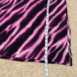 Bob Mackie wearable art sleeveless zebra print purple maxi dress size XS Photo 8