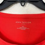 Ann Taylor  Factory Orange Short Sleeve T-Shirt Blouse Casual XL Summer Spring Photo 1