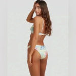 Billabong NWT Billbong Solstice Tropic Swimsuit 2 Piece Floral Yellow Sz XS Photo 2