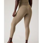 Athleta M Salutation Stash Cinch 7/8 Tight Pyrite Tan Medium Photo 1