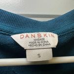 Danskin Teal Blue Scoop Neck Short Sleeve Knit Tee size S Photo 1