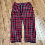 Victoria's Secret Victoria Secret Plaid Pajama Pants Red Black Lounge Sleepwear Size L Photo 0