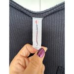 Daily Practice Women's Black Waffle Knit Long Sleeve Shirt, Size XS, EUC Photo 1