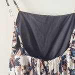 Abercrombie & Fitch  100% Cotton Tiered Floral Maxi Dress Adjustable Spaghetti S Photo 4