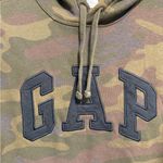 Gap  Camo Green & Brown Hooded Sweatshirt Size XS Photo 4