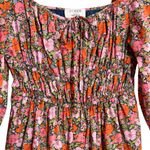 J.Crew Liberty Meadow Song Cinched-Waist Cotton Mini Dress Size 8 Photo 5