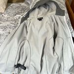 Kirkland Signature  fleece lined zip up hoodie jacket.  Size Medium. Photo 4