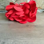 Sondra Roberts  Satin Red Rose Clutch Photo 2