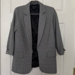 Rachel Zoe Plaid Patterned Blazer Photo 0