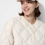 Uniqlo  Women's PUFFTECH Relaxed Quilted Jacket - Natural Photo 4