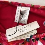Sanctuary  Geranium Tunnel Side-Tie Hipster Bikini Bottoms Floral Red Pink XS Photo 4