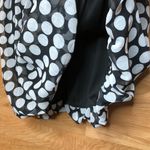 My Michelle  Medium Black Lined Skirt w/Polkadots Photo 2