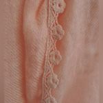Modcloth Soft Lightweight Peach Pink Embroidered Mesh Lace  Scarf by Simonetta Photo 4