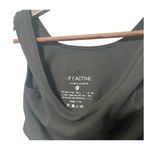 Set Active  Sculptflex Box Cut Bra Women’s XS Espresso Lounge Stretch Ribbed Photo 4