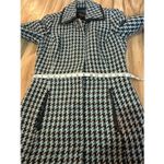 Coach Tweed Woven Wool Blue & Brown Coat Size XS Photo 7