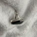 925 Silver Labradorite Punk Coffin Ring Size Photo 3