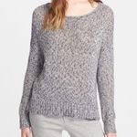 Vince Drop Shoulder loose knit Grey marled sweater sz S Photo 1