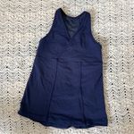 Lululemon  Deep V Mesh Back Activewear Muscle Tank Top Blue (Size 6) Photo 0