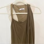 Helmut Lang leather and silk dress Y2K Photo 3
