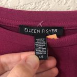 Eileen Fisher  Crew Neck Boxy Dress in Berry Magenta - Size Large Photo 2