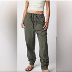 Free People  Olive Green parachute Pants Photo 3