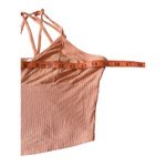 Destined Ribbed Cropped Cami Tank Top Crossback Crop Camisole Sleepwear White Size M Photo 5