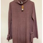 J.Crew mts purple sweater long sleeve dress bow sleeves NEW Photo 0