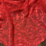 MOSSIMO orange lacey cropped tank top, size XL Photo 3