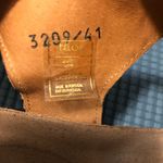 Taos Carousel Sandals Women's 10 Metallic Leather Snake Print Wedge Heels Gold Photo 3