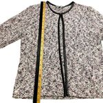 Classiques Entier  Cocoloco Tweed Cardigan Size XS sweater with leather trim! Photo 9
