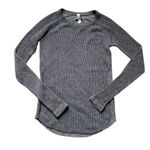 Lululemon Cabin Yogi Heather Gray Long Sleeve Knit Cashmere Blend Sweater 6 Photo 2