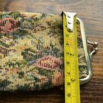 French vintage eye glasses retro holder purse tapestry floral design 70s 80s Photo 3