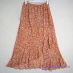 Free People New! Romance Me Floral Print Maxi Half Slip Skirt , size M Photo 2
