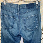 Amo Denim Tomboy Crop Jeans Happy Camper Medium Wash Blue Size 26 Blue Photo 7