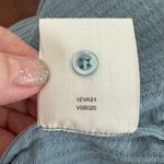 Vanessa Bruno Rosalba Long Sleeve Mini Dress Blue Size 36 Size Small Photo 5