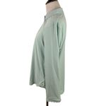 Peter Millar  Women's  Mint Teal Long Sleeve Polo Shirt Size Large Photo 3