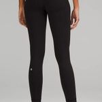 Lululemon Black And Grey 25” Wunder Under Leggings Photo 0