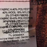 Title Nine  Womens Brown Wool Blend Full Zip Jacket‎ XS Photo 4