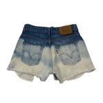 Levi's  514 Slim Straight Ombre Bleached Cut Off Denim Studded Shorts - 10‎ W25 Photo 4