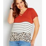 Maurice's Cheetah Print Strappy T Shirt Photo 0