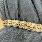 Endless Rose  Blue Tulle Tiered Mini Dress With Jeweled Belt Size Small NWT Photo 4