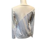 Summersalt  The Softest French‎ Terry Pullover Blue White Sand Size Small Photo 1