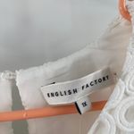 English Factory Dress Size 1X White Eyelet Mixed Media Bridal Wedding Shower NWT Photo 3