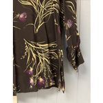 Preston & York  Premiere Vintage Women's Size 10 Black Floral‎ Fruit Sheer BLOUSE Photo 3