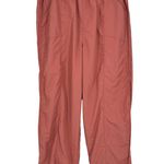 Zenana Outfitters High Rise Windbreaker Joggers Pink Drawcord Ankle Pull On Size XL Photo 0