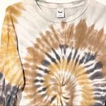 Aritzia  TNA Small Brown Tie Dye Cotton Long Sleeve Tshirt Photo 1