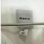 Anthropologie Maeve Puff Sleeve Smocked Shirt Dress Tropical Print Size XL Blue Photo 4