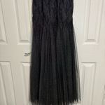 Tadashi Shoji  Metallic Off The Shoulder Gown Photo 7