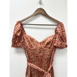 Majorelle  Shiloh Mini Dress Red Leopard Size M Photo 2